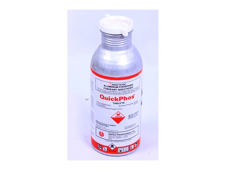 A professional tablet remedy for: grains, triplets, ulce and other seed pests intended for fumigation of gassing silos and warehouses with consumption seeds