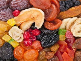 They sell dehydrated fruits to a controlled dehydrator. Apples,