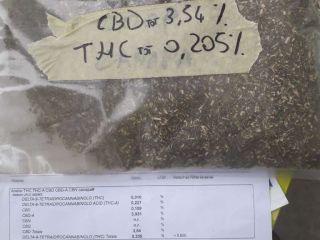 I present an offer for medical hemp flowers for