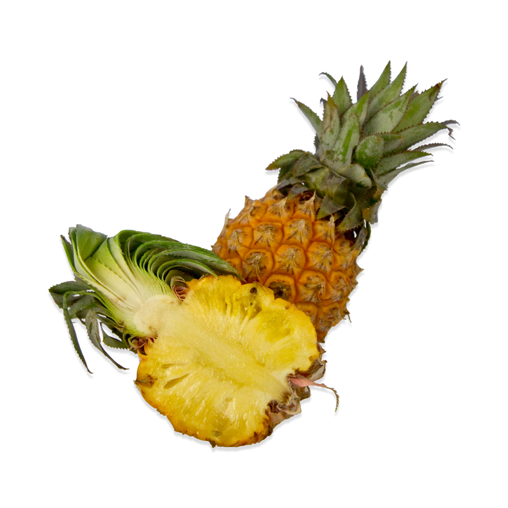 Season: Year Round Origin: Central/South America and USA PRODUCT INFO Despite their name, baby pineapples aren’t immature pineapples at all, but rather a