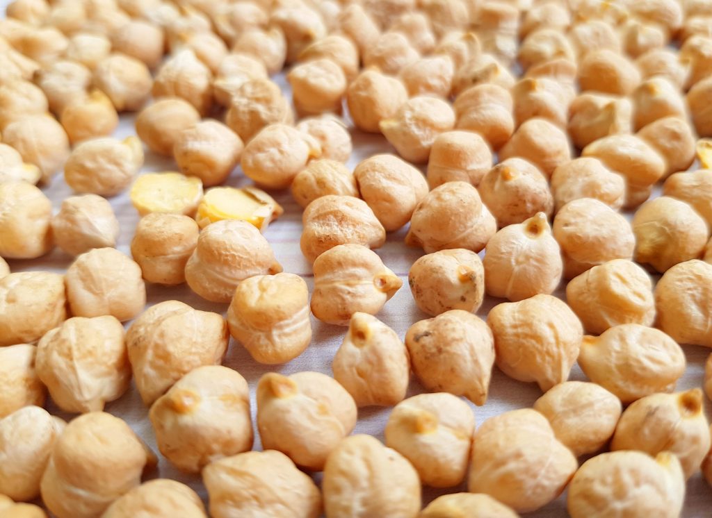 High quality chickpeas; Available grade 5-6 mm; Has a complete absence of GMOs, certification that meets Russian quality standards