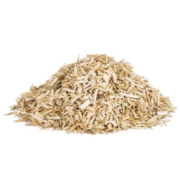 Hemp chaff is used as bedding in animal husbandry, it perfectly absorbs moisture from faeces and from spilled water when using drinkers
