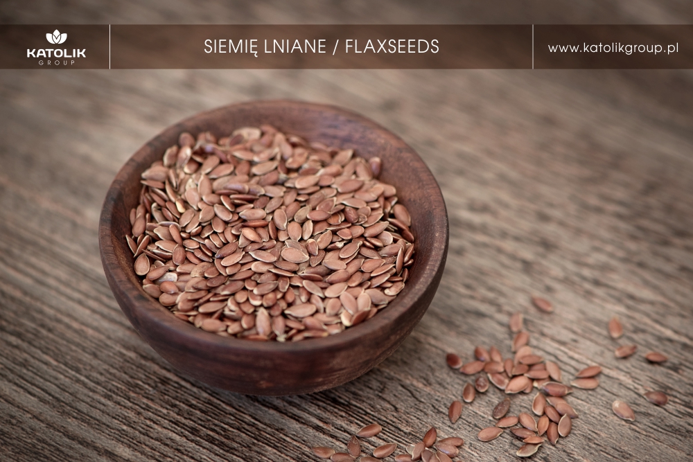 Linseed for sale - brown and gold