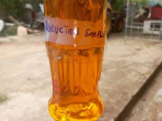 We sell large quantities of palm kernel oil
