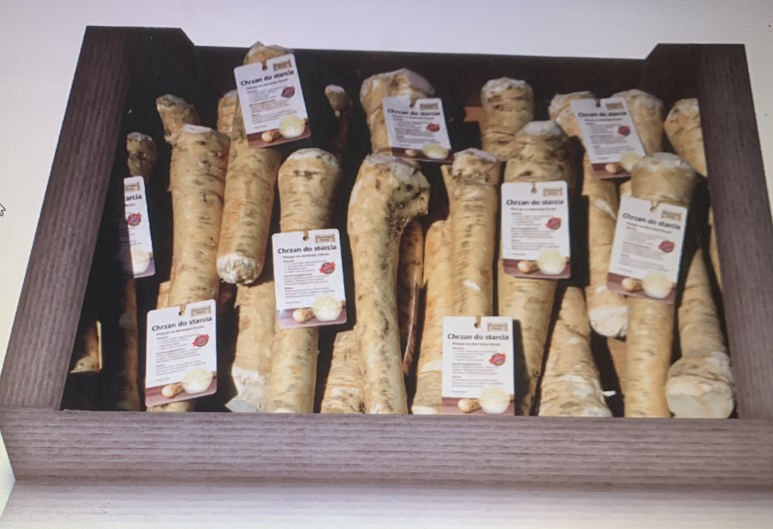 Horseradish - 2.45 euros per kilogram - only a large amount - delivery is included