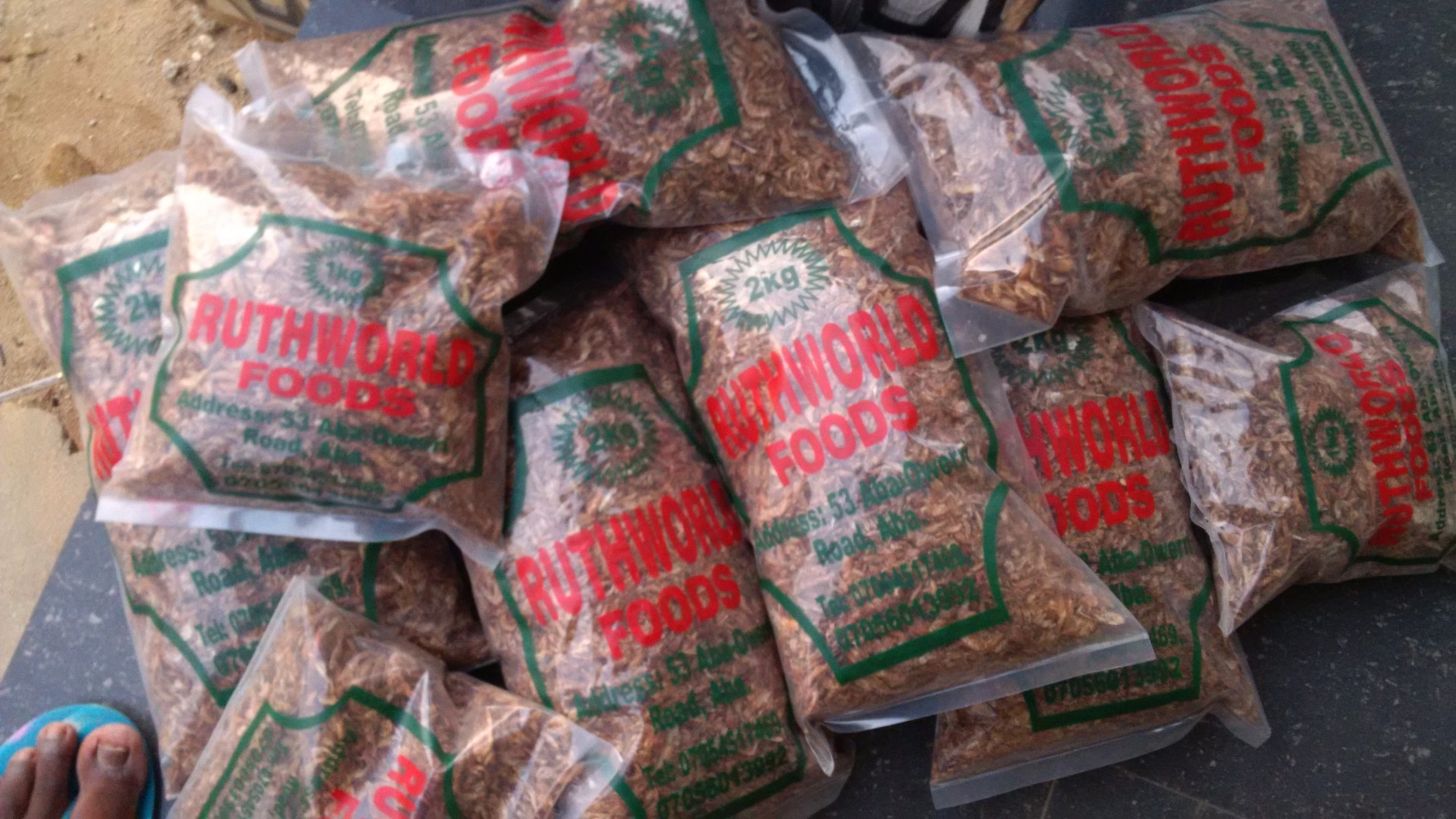 Oron well dried crayfish available