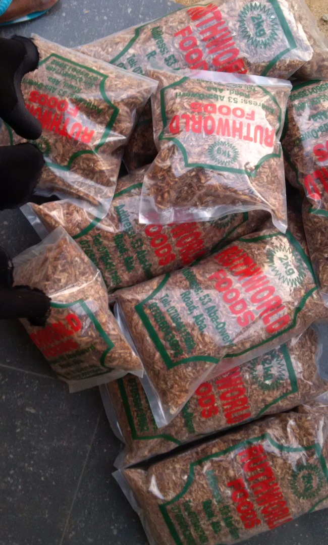 Crayfish, Stock Fish, Abakilike rice, Red Oil all available for sell