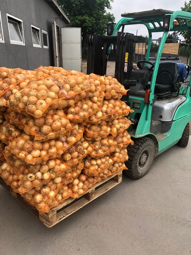 We sell young onions - imported from Uzbekistan