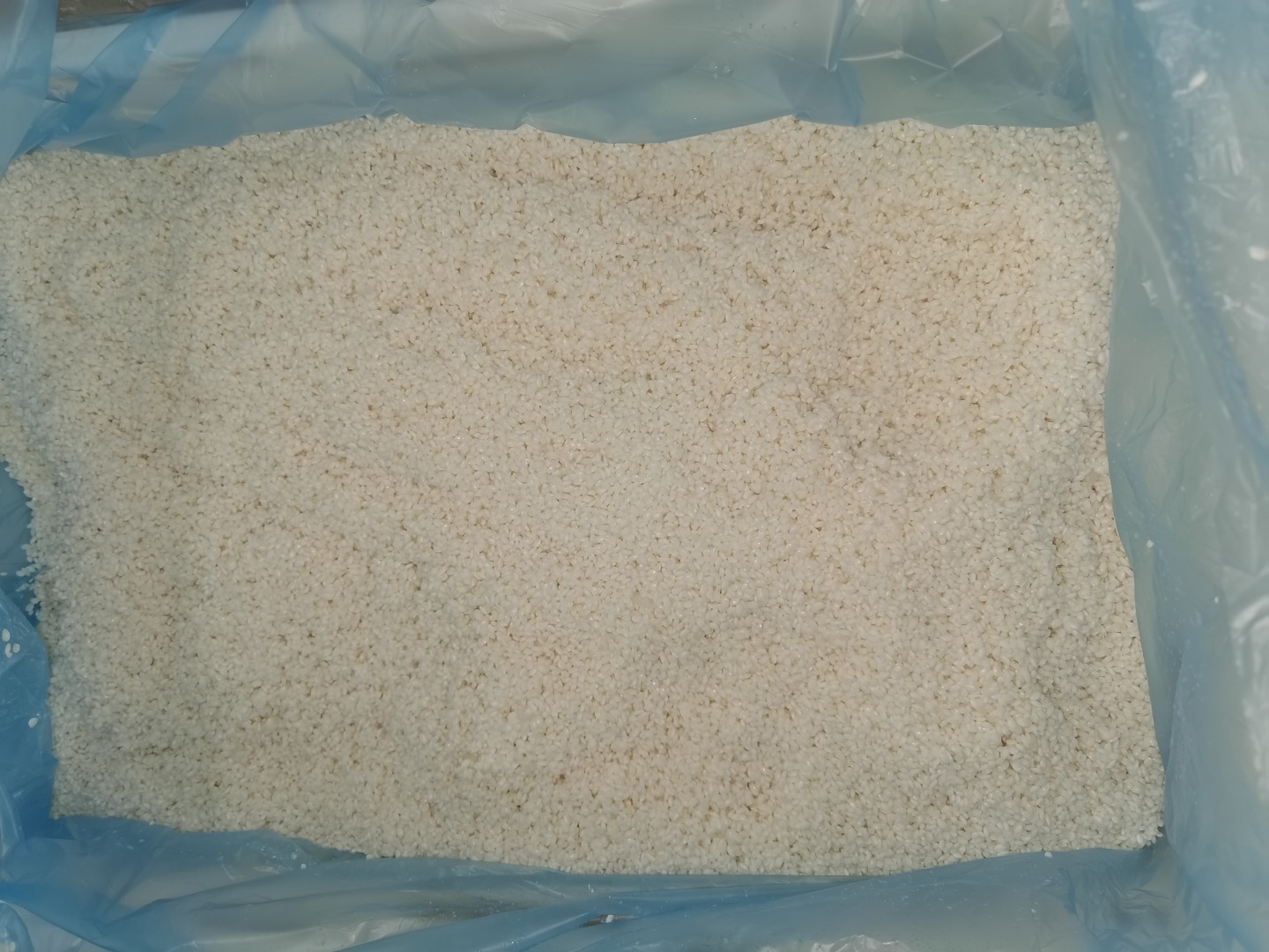 raw or cooked rice after sushi production