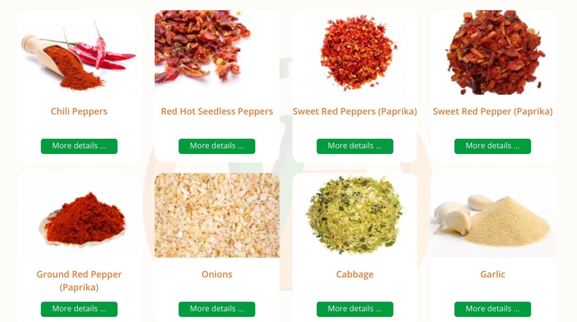 We sell dried vegetables in any quantity! Highest quality!