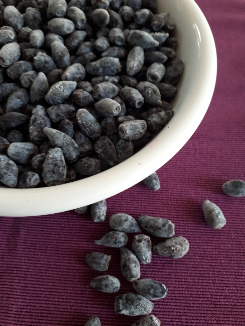Frozen Kamchatka Berry Fruits
