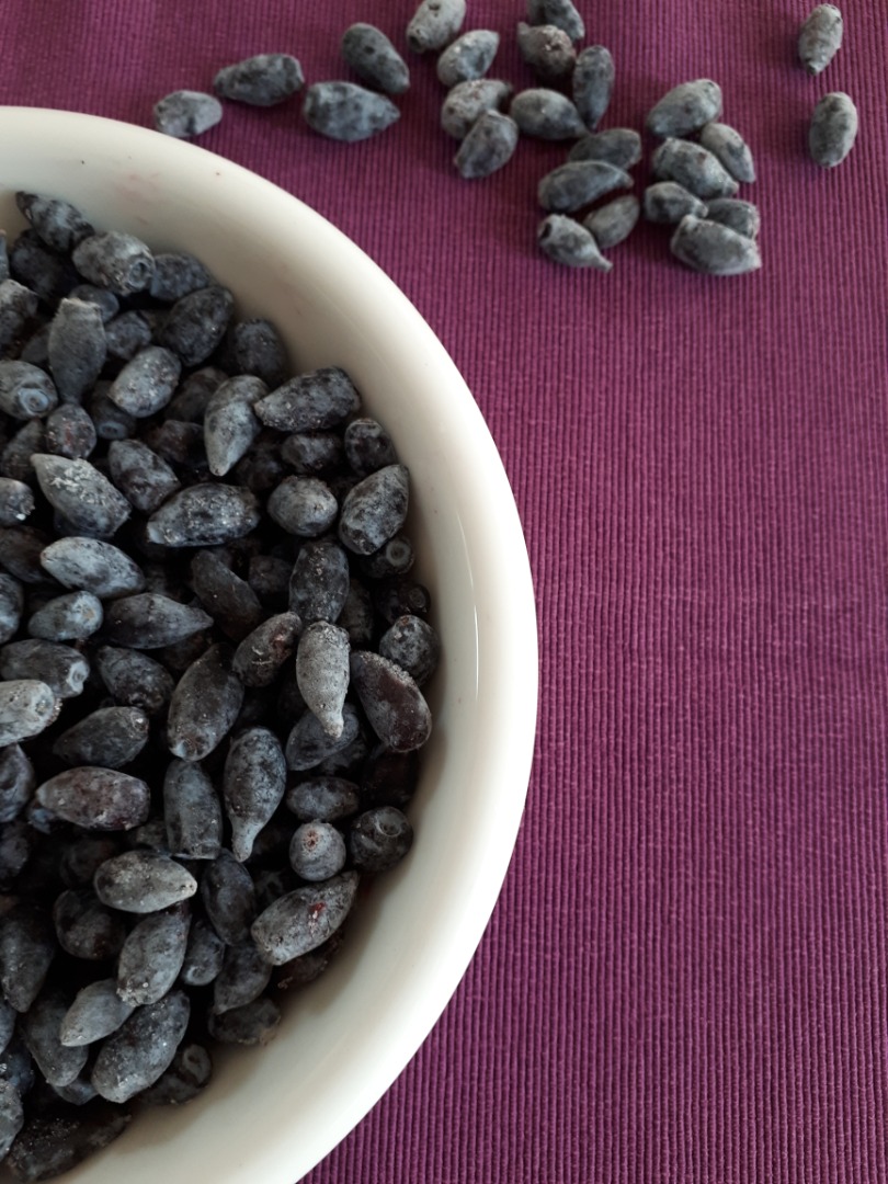 Frozen Kamchatka Berry Fruits