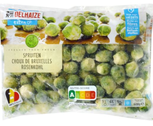 Brussels sprouts (in 500 gram bags) Caliber - 30-41 mm Origin Netherlands Quality 1