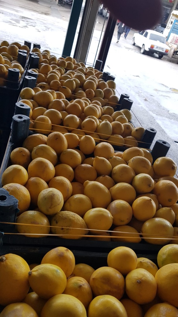 Selling in tons of fruits of 3 qualities for the production of juices or bazaars