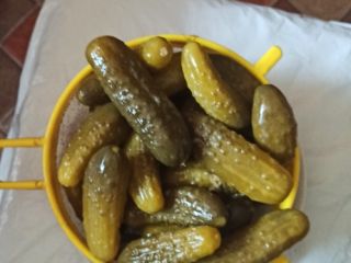 We offer naturally pickled cucumbers, perfect for salads and