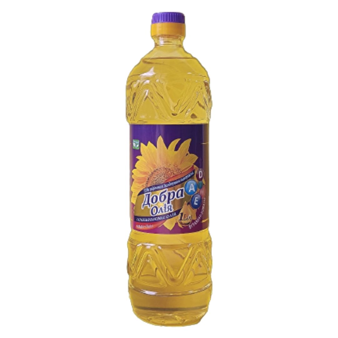 BOTTLE 1 l BOTTLE 1 liter Sunflower vitaminized oil Volume: 1 L Net weight: 920 g Shelf life: 24 month (8°С - 20°С) All over the world, people solve the