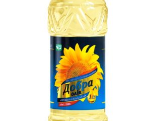 BOTTLE 1 liter Sunflower refined oil Volume: 1 L