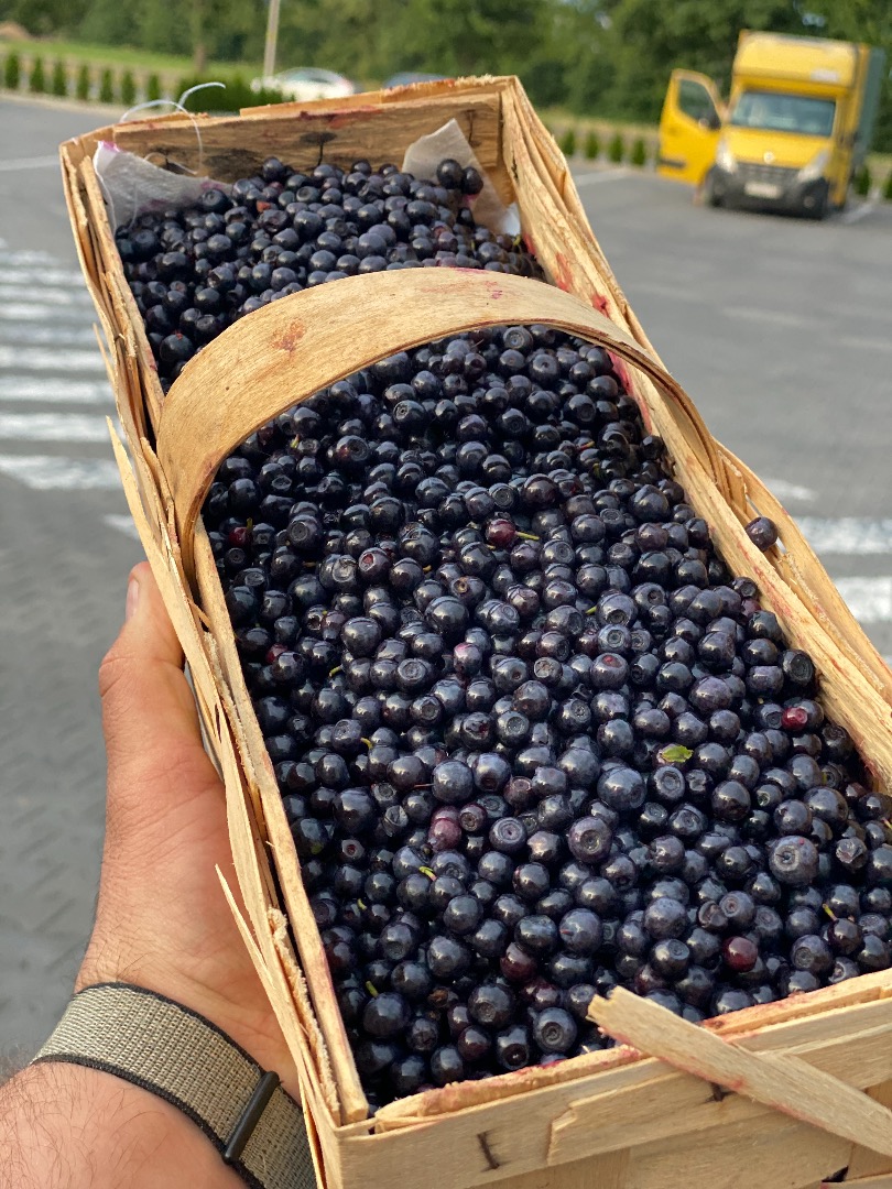 I buy 500-1000 baskets of blueberries every day