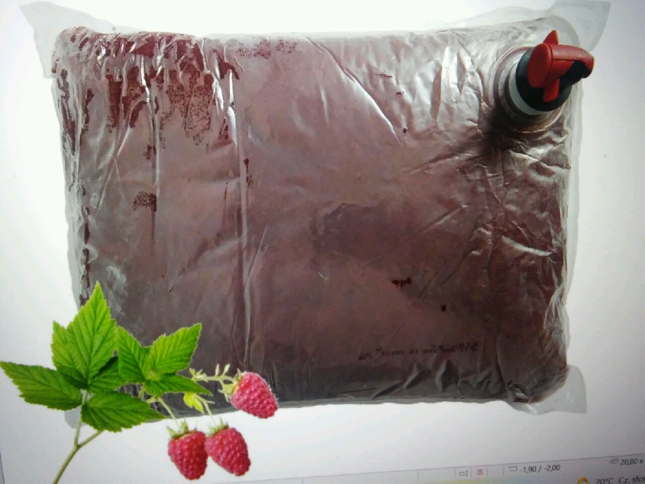 I will sell 100% raspberry juice with no added sugar, no preservatives, cold pressed 3 liters for PLN 85