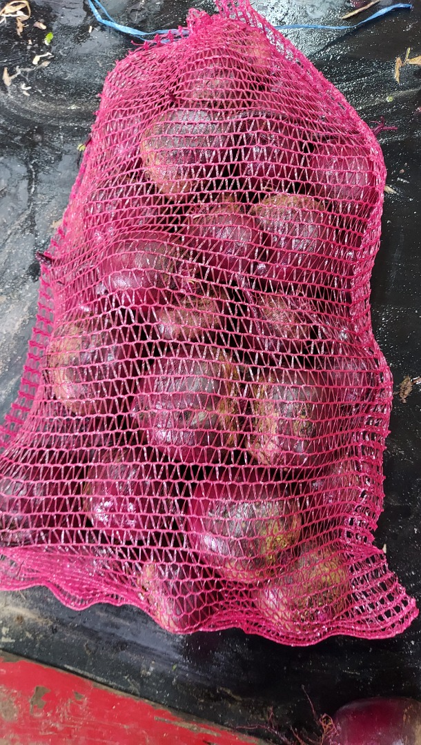 I am selling carrots, onions, beetroot, parsley, and a track quantity