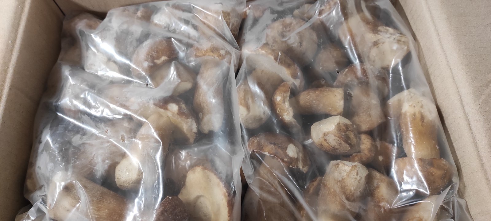 Frozen mushrooms first quality i have around 15 tons contact me