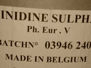 Quinidine / Quinidine sulphate Quinidine sulphate, Quinidine / 99%