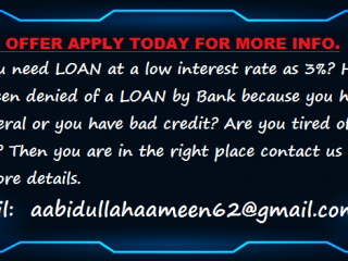 We can assist you with a loan here on