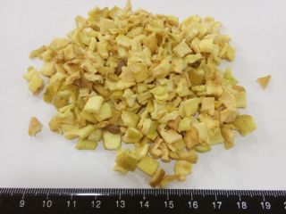 Dried apple cubes 10/10 Country of Origin - Ukraine.