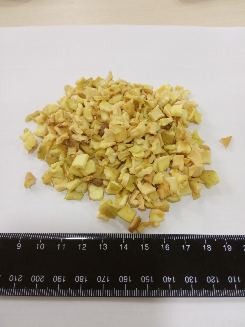 Dried apple cubes 10/10 Country of Origin - Ukraine