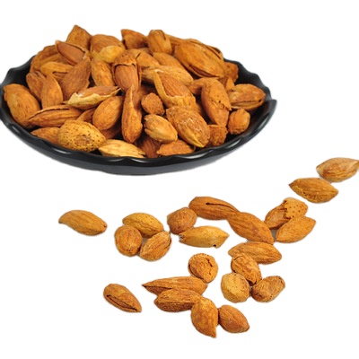 Almonds originated in the warm desert areas of westerrn Asia, from which they gradually spread to the warm, dry regions of the Mediterranean basin