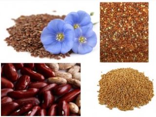 The company buys flax, sorghum, millet, beans. - brown,