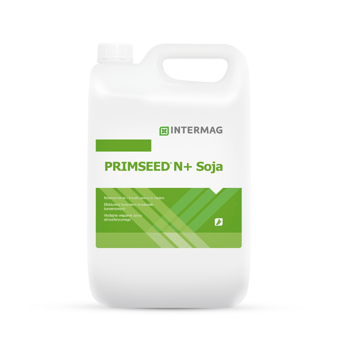PRIMSEED N + Soybean (5 l) The inoculant is intended for dressing soybeans in the process of preparing seeds for sowing