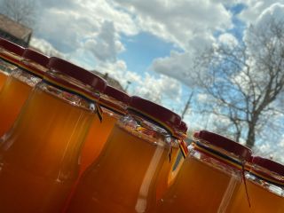 Ecologically certified apple juice! (golden delicious variety) No added