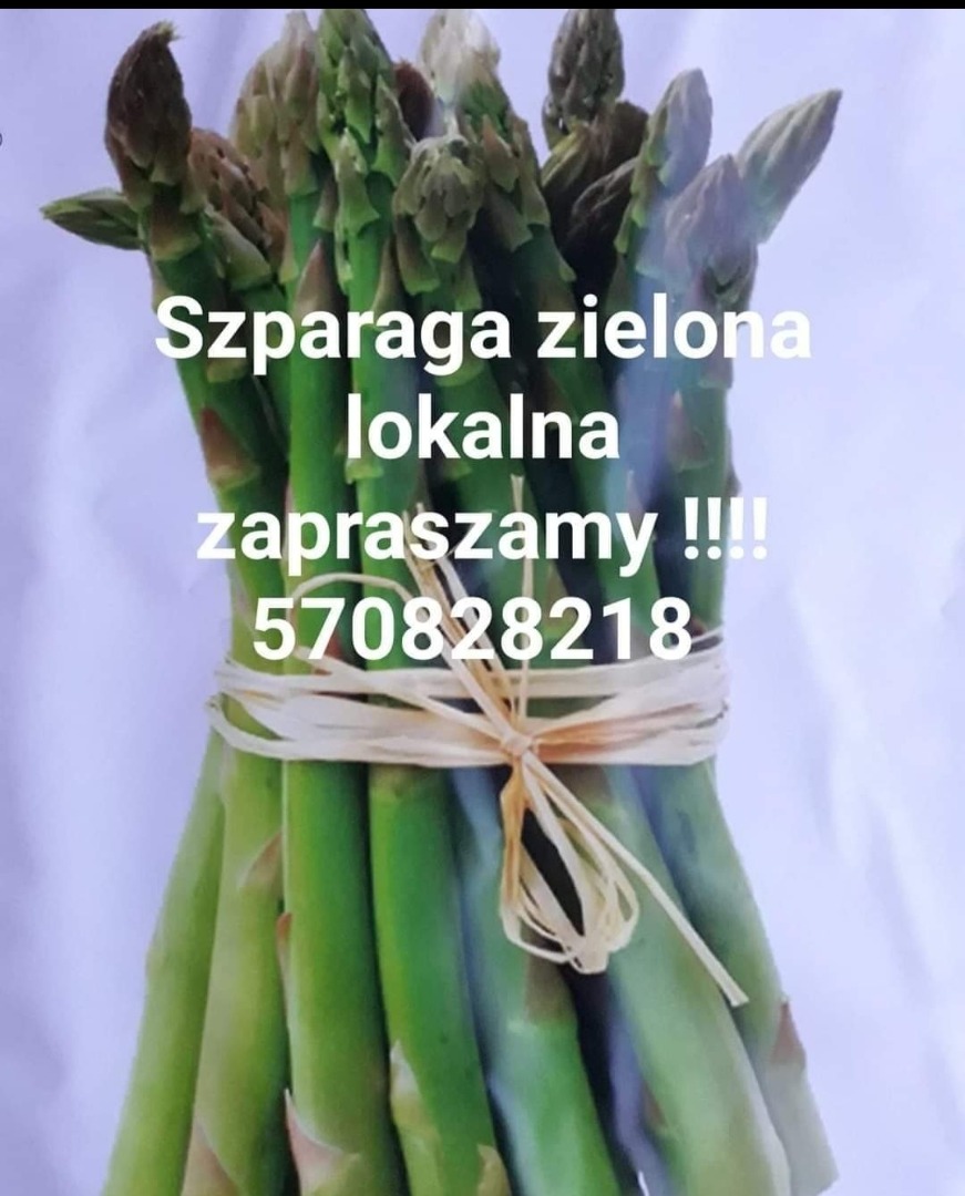 I will sell green asparagus from my own farm