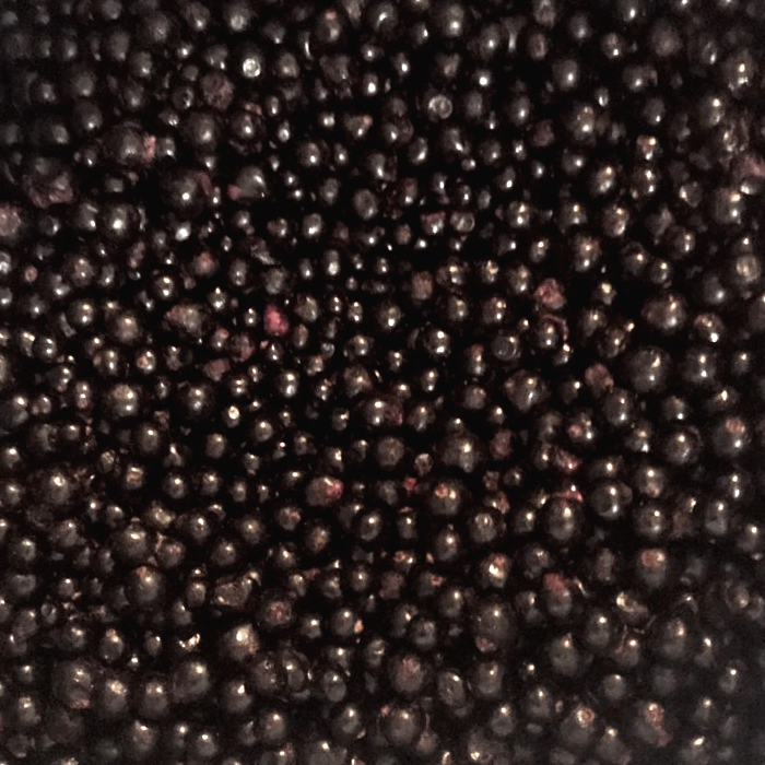Frozen blackcurrant