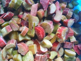 Frozen rhubarb. Class A Frozen sour cherries. Class A