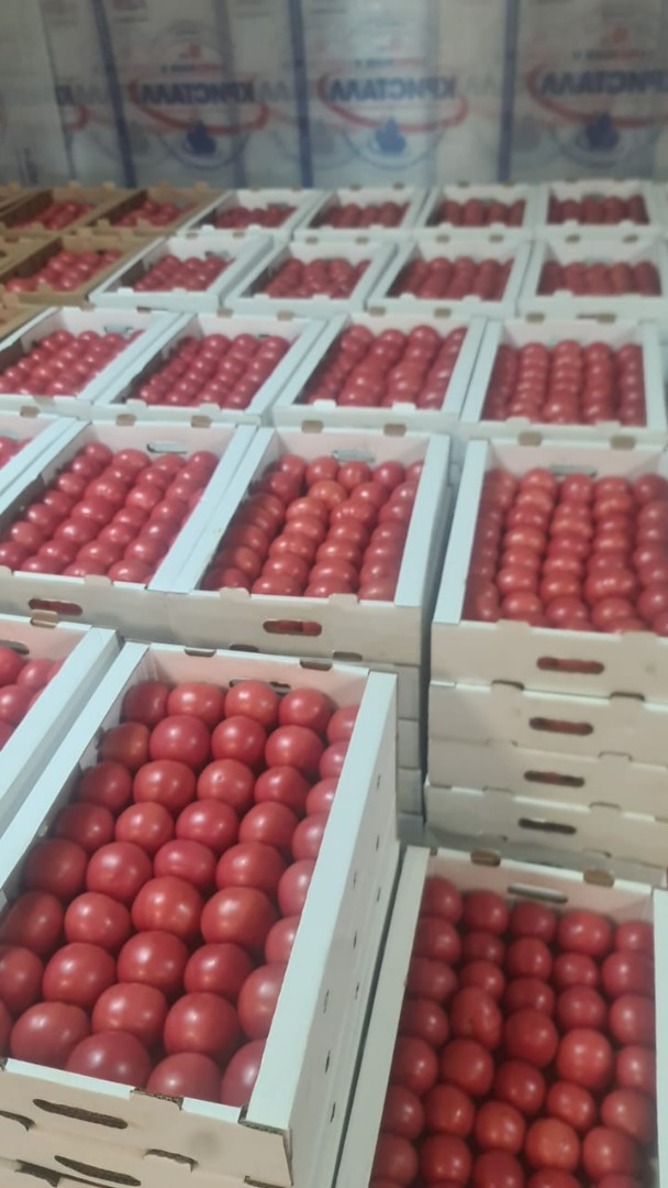 I will sell fresh raspberry tomatoes from Belarus