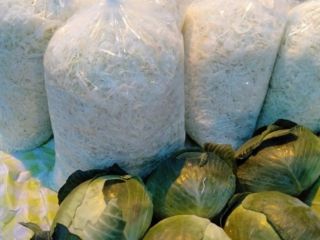 I will sell shredded cabbage for pickling. Shredded under