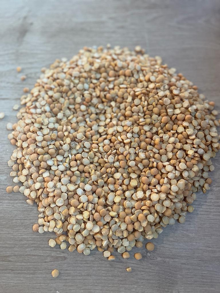 We will sell yellow peas (halves)