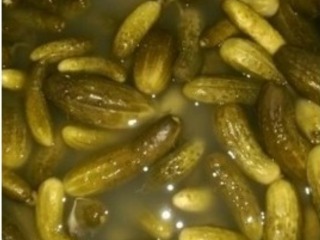 Pickled cucumbers in barrels (possible repackaging in buckets) hard