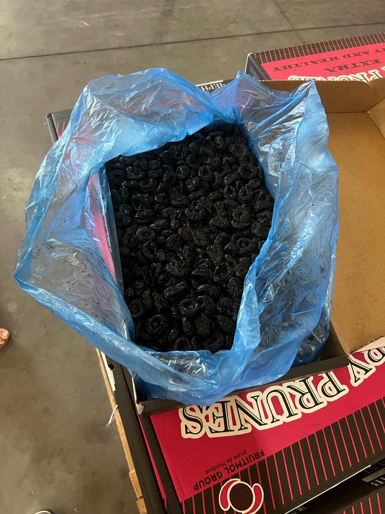 We have some offers : 1) dried plums (seedless) moisture (32%-34%), cardboard boxes 10 or 5 kg each, with food film inside, price - 3.63€ / kg; 2) dried plums