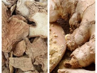 We offer natural dried ginger splits from rain forest