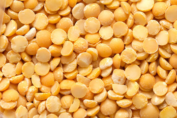 We offer chopped yellow peas from our own production