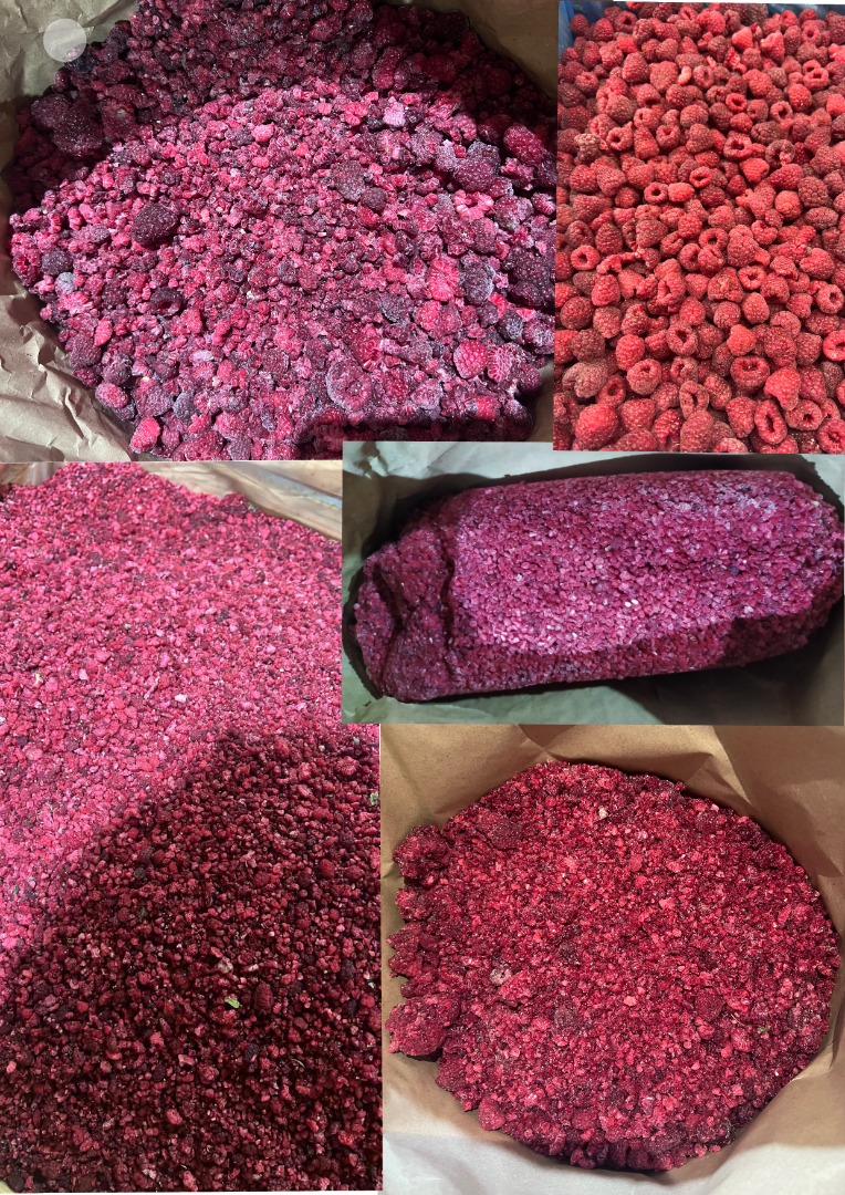 Original frozen raspberry 80/20 for further processing - 1.80 EURO/kg - Wild blueberry for further processing EURO/kg Prices already include delivery to Poland