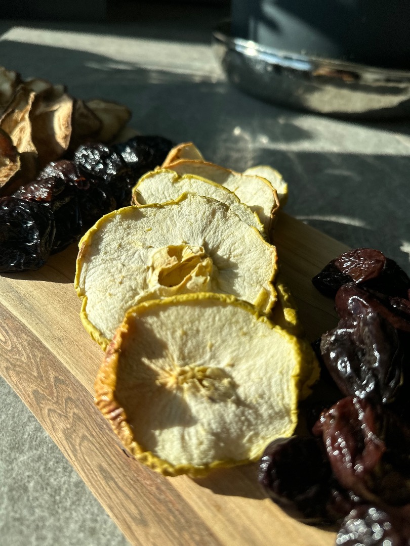 DRIED FRUITS FOR SALE APPLE PLUM PEAR POSSIBLE TRAY MIX CONTACT BY TELEPHONE NUMBER [telephone number]