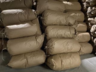 Rinsed and dried valerian root (Valeriana officinalis) packed in
