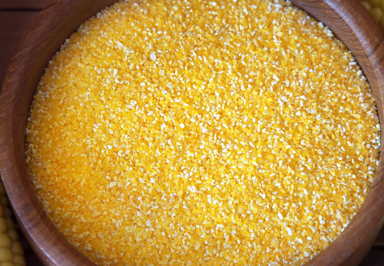 Corn groats (grits) different granulation for corn snacks production, packing and retailing