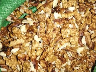I will sell shelled Polish walnuts, amber color, for