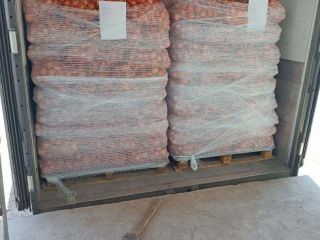 I sell yellow and red onions, imported from Uzbekistan.