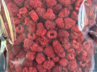 frozen raspberry